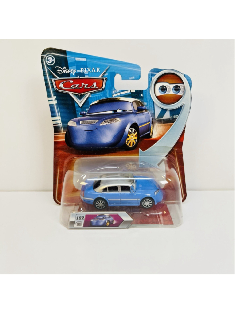 DISNEY PIXAR CARS JAY LIMO #122 LOOK MY EYES CHANGE / Rare Packaging